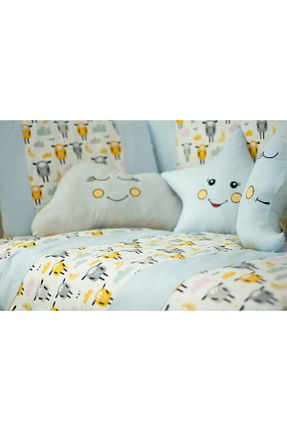 ست لحاف و روکش لحاف و روکش بالش کودک و نوزاد آبی پنبه ای Kista Baby - کد 55787667