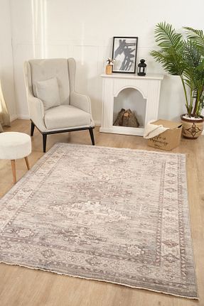 فرش بژ آنتی باکتریال ESSENSE HOME & LİVİNG - کد 892083051