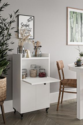 کابینت چند منظوره سفید Suntalam DEWOODY - کد 250639303