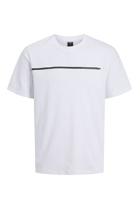 تیشرت سفید مردانه رگولار Jack & Jones - کد 892269584