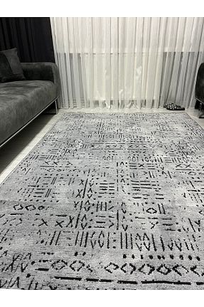 فرش طوسی آنتی آلرژی Crea Halı - کد 455208525
