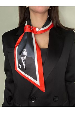دستمال گردن طوسی زنانه پلی استر ElevaGlam - کد 888141432