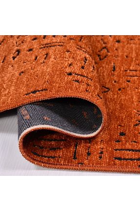 فرش نارنجی آنتی آلرژی Crea Halı - کد 455100263