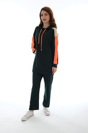 ست گرمکن حجاب سبز زنانه رگولار TUMA - کد 893365410