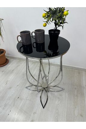 میز عسلی شیشه ALSAN DEKOR - کد 892243718