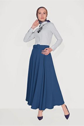 دامن حجاب آبی زنانه Çan TRENDTESETTÜR - کد 143171119