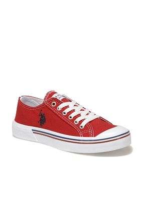 کفش اسنیکر قرمز بچه گانه بند دار U.S. Polo Assn. - کد 72773417