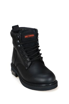 بوت / نیم بوت مشکی زنانه چرم خالص Harley Davidson - کد 444685039