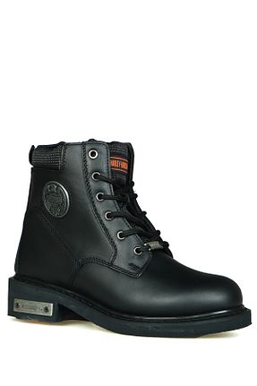 بوت / نیم بوت مشکی زنانه چرم خالص Harley Davidson - کد 444692878