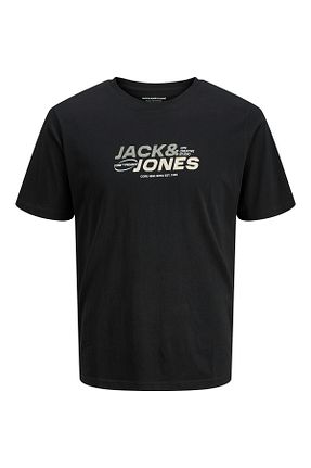 تیشرت مشکی مردانه رگولار Jack & Jones - کد 892295305