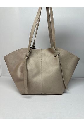 کیف دوشی بژ زنانه جیر LeyraBag - کد 892293712