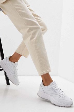 کفش اسنیکر سفید زنانه بند دار Reebok - کد 825328258