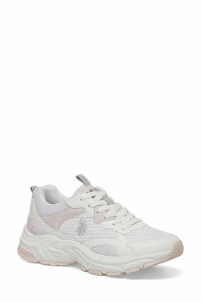 کفش اسنیکر سفید زنانه بند دار U.S. Polo Assn. - کد 817927616