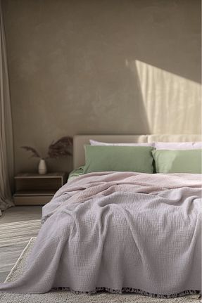 پیکه و ست پیکه دونفره بنفش پنبه ای Barine - کد 444417798