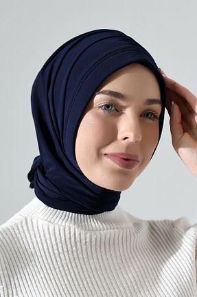 شال سرمه ای زنانه پلی استر ihvanonline - کد 892315251