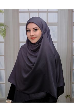شال طوسی زنانه پنبه پلی استر ZENİPEK - کد 893551317