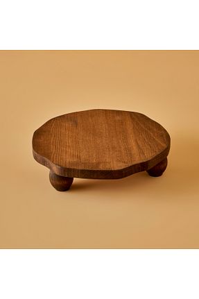 کاسه و بشقاب دکوراتیو قهوه ای چوب Bella Maison - کد 893545888