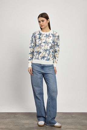 پلیور نباتی زنانه گلدار Rays - کد 892327012