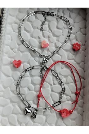 دستبند استیل (فولاد) زنانه استیل (فولاد) Amabel Jewelerys - کد 892342360
