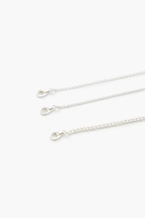 گردنبند جواهر طوسی زنانه روکش نقره Forever 21 - کد 892342944