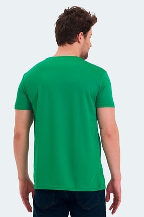 تیشرت سبز مردانه رگولار Slazenger - کد 241516779