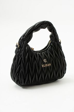 کیف پستچی مشکی زنانه چرم مصنوعی Elizan - کد 893557924