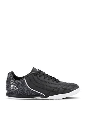 کفش فوتبال چمن مصنوعی مشکی بچه گانه پلاستیک Slazenger - کد 360894714