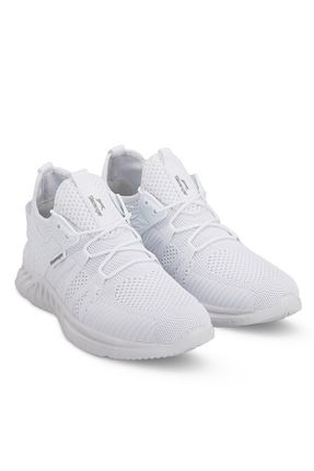 کفش اسنیکر سفید مردانه بند دار Slazenger - کد 284579645