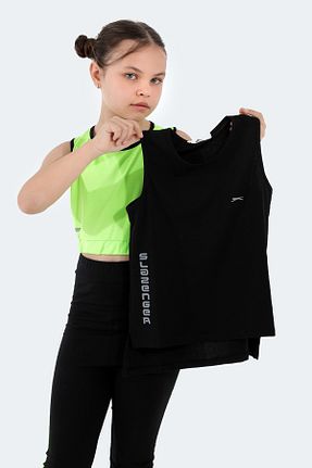 تیشرت مشکی بچه گانه رگولار Slazenger - کد 318852916