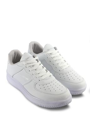 کفش اسنیکر سفید مردانه بند دار Slazenger - کد 650369579