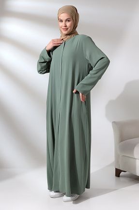 کلاه و ابایا سبز زنانه مخلوط ویسکون ihvanonline - کد 812266867