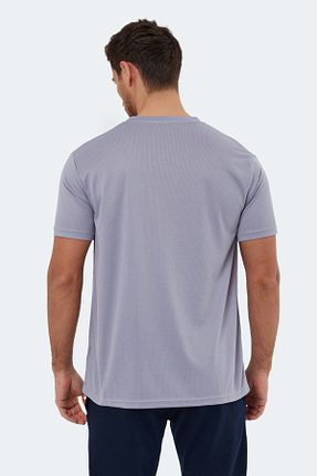 تیشرت سرمه ای مردانه رگولار Slazenger - کد 667009787