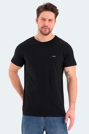 تیشرت مشکی مردانه رگولار Slazenger - کد 670590929