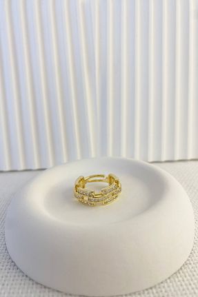 انگشتر استیل (فولاد) طلائی استیل (فولاد) DEMOKAN - کد 892480968
