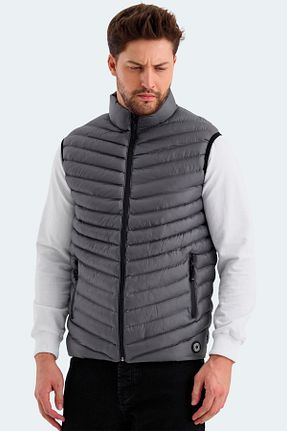 جلیقه طوسی مردانه رگولار Slazenger - کد 746971884