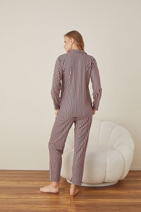 ست لباس راحتی بنفش زنانه پلنگی CALİA - کد 878789293