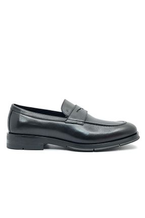 کفش کلاسیک مشکی مردانه چرم خالص Greyder - کد 857959816