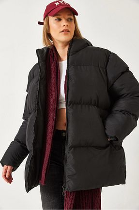 کاپشن مشکی زنانه Straight Bianco Lucci - کد 892393729