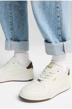 کفش اسنیکر بژ زنانه بند دار Puma - کد 871553882