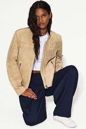 کاپشن بژ زنانه Bershka - کد 892411256