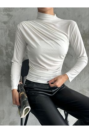 بلوز سفید زنانه ساده NEOWISE - کد 891554527
