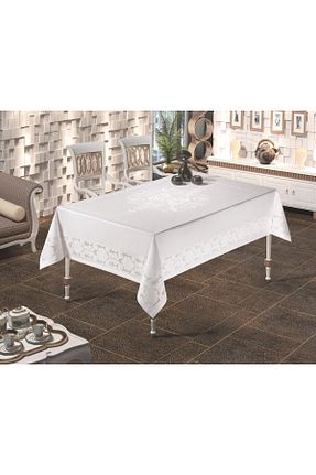 رومیزی سفید پلی استر homease - کد 893591203