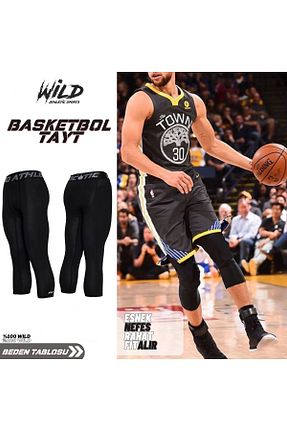 ساق شلواری اسپرت مشکی مردانه 3/4 Boy Wild Athletic Sports - کد 623691501
