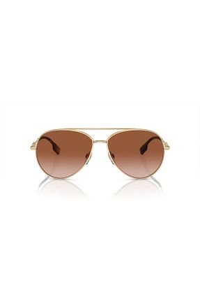 عینک آفتابی قهوه ای زنانه UV400 Burberry - کد 845677134