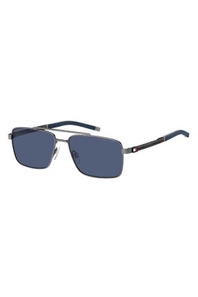 عینک آفتابی طوسی مردانه مات Tommy Hilfiger - کد 870967955