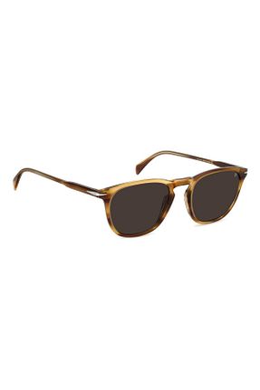 عینک آفتابی قهوه ای مردانه UV400 David Beckham - کد 871266904