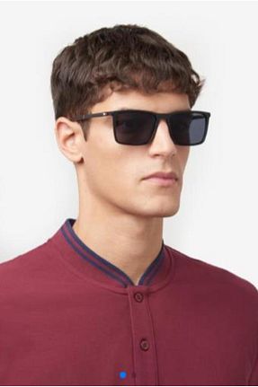 عینک آفتابی مشکی مردانه 55 Tommy Hilfiger - کد 892424675