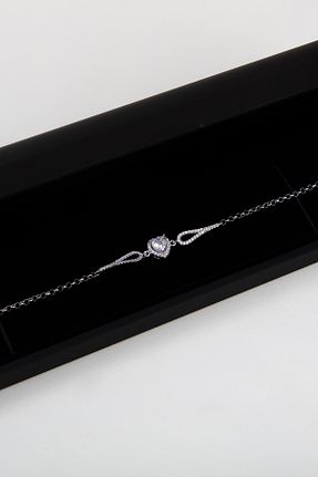 دستبند نقره سفید زنانه 925 عیار SARIASLAN - کد 892424500