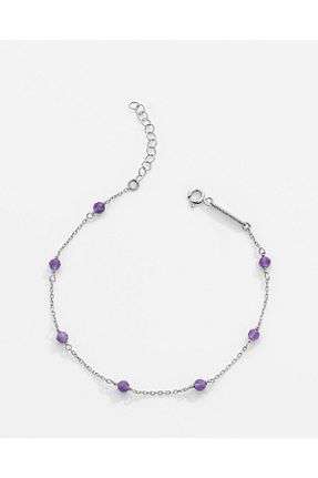 دستبند نقره سفید زنانه 925 عیار MEKS PRIVE - کد 892428799