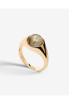 انگشتر نقره طلائی زنانه 925 عیار MEKS PRIVE - کد 892432667